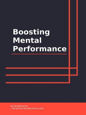 cover image of Boosting Mental Performance